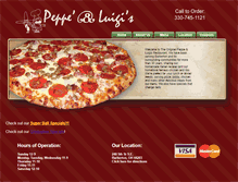 Tablet Screenshot of peppeandluigis.com
